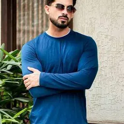 ausk Men Regular Fit Crew-Neck T-Shirt-picture-23