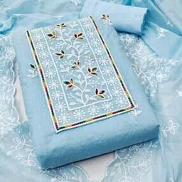 svaraa Women Embroidered Unstitched Dress Material-picture-28