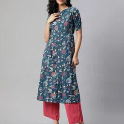 vbuyz Floral Print A-Line Kurta-picture-53