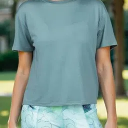 Shein Medium Length Drop-Shoulder Sleeves Boxy Fit Tshirt-picture-53