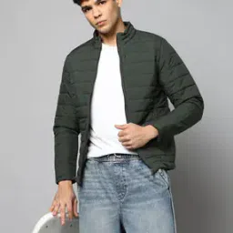 fort collins Men Regular Fit Zip-Front Puffer Jacket-picture-29