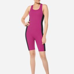 Amante Colourblocked Padded Sleeveless Swim LegSuit-picture-17