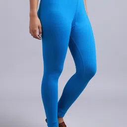 GRACIT Pack Of 2 Cotton Lycra Ankle-length Leggings image 2