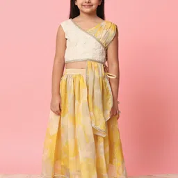 Readiprint Fashions Girls Printed Ready to Wear Lehenga Choli-image-80
