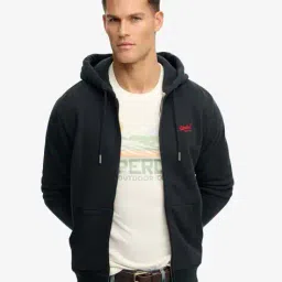 superdry Essential Logo Zip Hoodie HB image 1