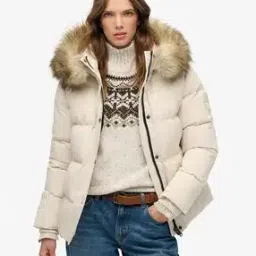 superdry Women Regular Fit Puffer Jacket-picture-12