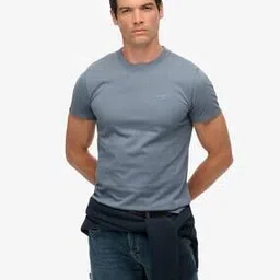 superdry Men Vintage Logo Embroidered Slim Fit Crew-Neck T-Shirt-picture-11