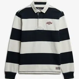 superdry Men Vintage Athletic Striped Rugby Regular Fit Polo T-Shirt-picture-46