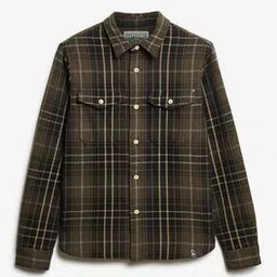 superdry Men Merchant Checked Regular Fit Organic Cotton Shirt-picture-32