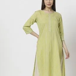 avaasa mix n' match Women Printed Straight Kurta-picture-13