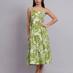 dhakre fashion Women Floral Fit and Flare Dress-picture-17