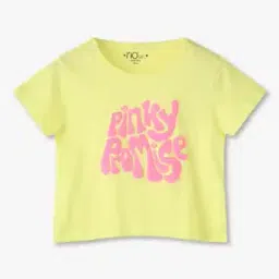 rio girl for trends select Girls Typographic Print Relaxed Fit Round-Neck T-Shirt-picture-10