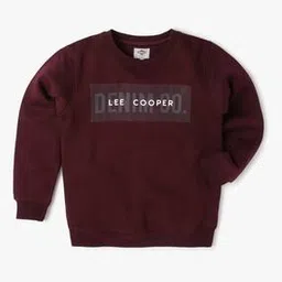 lee cooper Brand Print Round-Neck Sweatshirt-picture-22