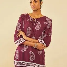 soch Women Paisley Print Straight Tunic-picture-17