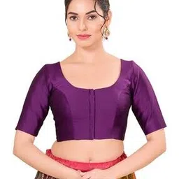 mmore Women Round-Neck Front-Open Blouse-picture-34