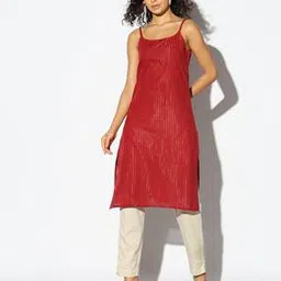 Striped Straight Kurta-image-27