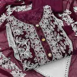 svaraa Women Floral Unstitched Dress Material-picture-38