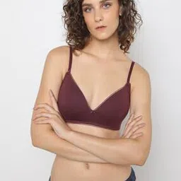 enamor A028 Padded V-neck Non-Wired Bra-picture-37
