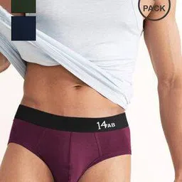 14 fab Pack of 3 Men Regular Briefs-picture-44