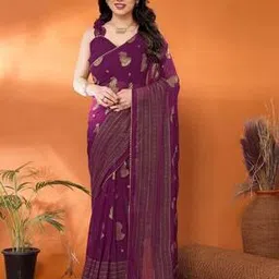 florely Women Embellished Saree with Lace Border-picture-10