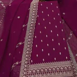 soch Women Embroidery Unstitched Dress Material-picture-35