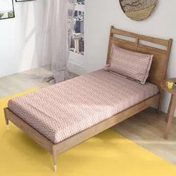 the happy pod Cotton Bedsheet With 1 Pillow Cover-picture-51