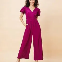 globus V-Neck Jumpsuit with Insert Pocket-picture-11