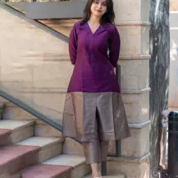 svaraa Women A-line Kurta Set image 1
