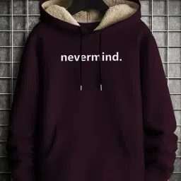 togs & terre Women Typographic Print Regular Fit Hoodie image 1