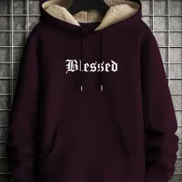 togs & terre Women Typographic Print Regular Fit Hoodie image 1