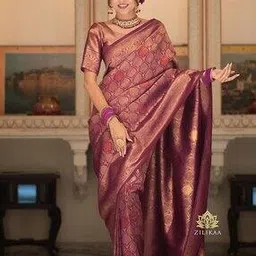 indie picks Traditional Art Silk Saree-picture-28