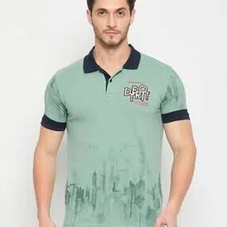 duke Men Typographic Print Slim Fit Polo T-Shirt-picture-13