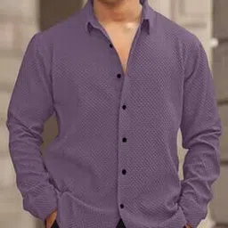 alpha tribe Men Spread-Collar Regular Fit Shirt-picture-14