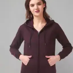 lasmo Women Zip-Front Regular Fit Hoodie-picture-33