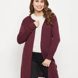 madame Women Relaxed Fit Open-Front Cardigan-picture-11