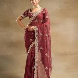 tanuka Women Traditional Saree with Unstitched Blouse Piece       -picture-46