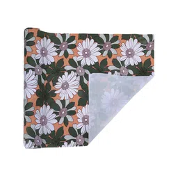 Dakshya Industries Green & White Floral Printed PVC Shelf Liner image 3