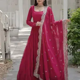 afsana Embroidered Gown Dress-picture-40