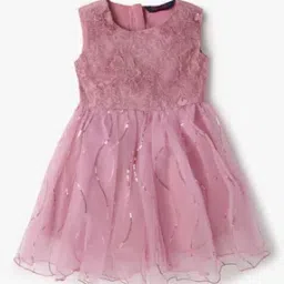 Embellished Fit & Flare Dress-image-17