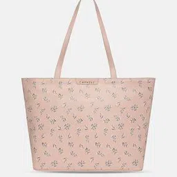 caprese Women Printed Tote Bag with Zip Closure-picture-39