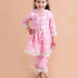 pspeaches Floral Kurta Suit Set-picture-18