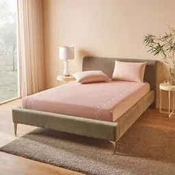 ddecor live beautiful Cotton Bedsheet With 2 Pillow Cover-picture-20