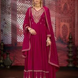 kvs fab Floral Flared Kurta Set-picture-48