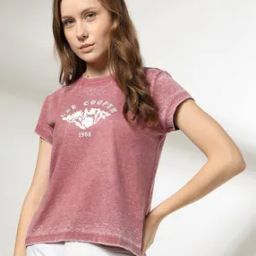 lee cooper Women Printed Regular Fit T-Shirt-picture-16