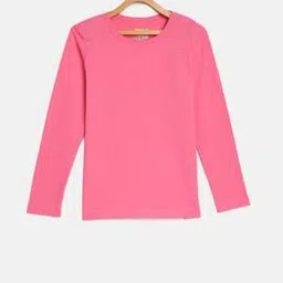 sini mini Solid Round- Neck T-shirt-picture-32