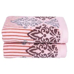 rangoli Set of 2 Printed Cotton Hand Towels image 1