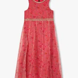 rio girls Girls Floral Print A-Line Dress-picture-26