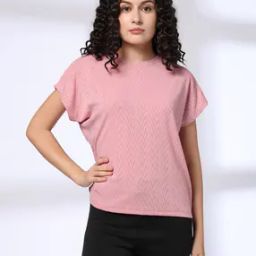 fig Women Relaxed Fit Crew-Neck T-Shirt-picture-3