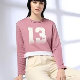 Women Numeric Print Regular Fit Top-image-24