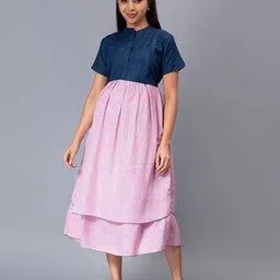 nightspree Micro Print Fit & Flare Dress-picture-13